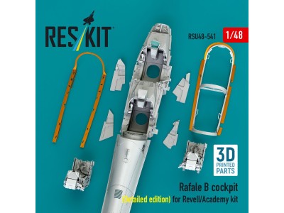 Rafale B cockpit cockpit (Detailed edition) for Revell/Academy kit (3D Printed) 