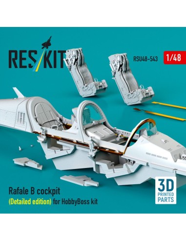 Rafale B cockpit (Detailed edition) for HobbyBoss kit (3D Printed) 