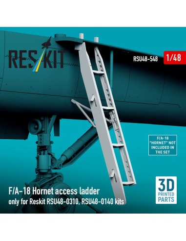 F/A-18 Hornet access ladder only for Reskit RSU48-0310, RSU48-0140 kits (3D Printed) 