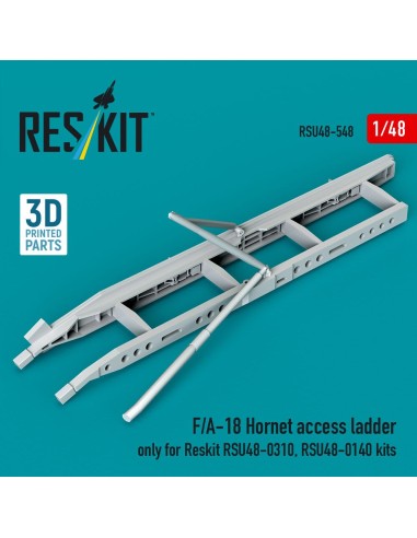 F/A-18 Hornet access ladder only for Reskit RSU48-0310, RSU48-0140 kits (3D Printed) 