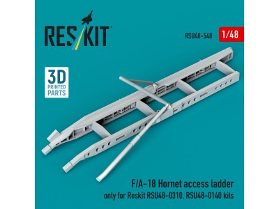 F/A-18 Hornet access ladder only for Reskit RSU48-0310, RSU48-0140 kits (3D Printed) 