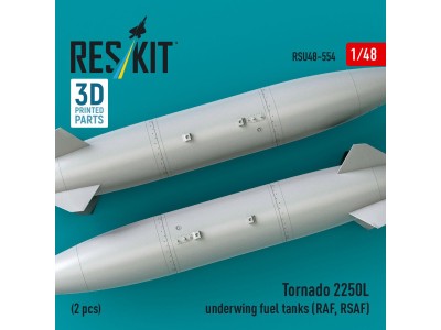 Tornado 2250L underwing fuel tanks (RAF, RSAF) (2 pcs) (3D Printed) 
