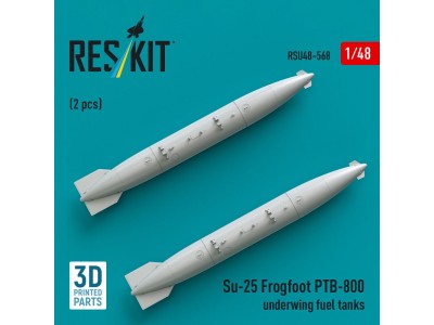 Su-25 Frogfoot PTB-800 underwing fuel tanks (2 pcs) (3D Printed) 