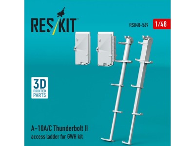 A-10A/C Thunderbolt II access ladder for GWH kit (3D Printed) 