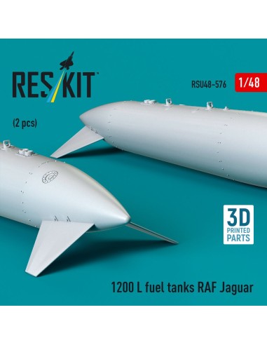 1200 L fuel tanks RAF Jaguar (2 pcs) (3D Printed) 