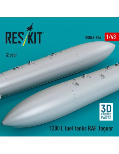 1200 L fuel tanks RAF Jaguar (2 pcs) (3D Printed) 