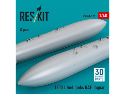 1200 L fuel tanks RAF Jaguar (2 pcs) (3D Printed) 