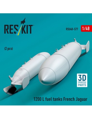 1200 L fuel tanks French Jaguar (2 pcs) (3D Printed) 