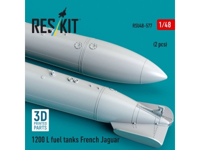 1200 L fuel tanks French Jaguar (2 pcs) (3D Printed) 