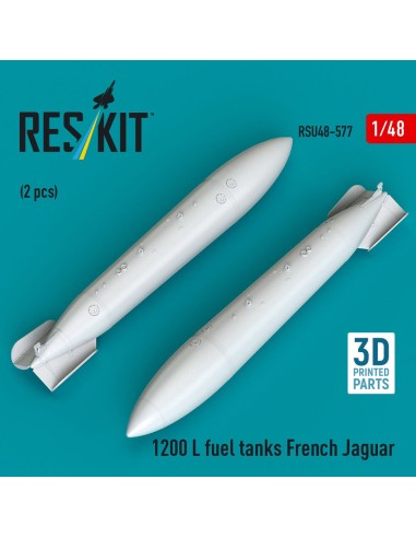 1200 L fuel tanks French Jaguar (2 pcs) (3D Printed) 