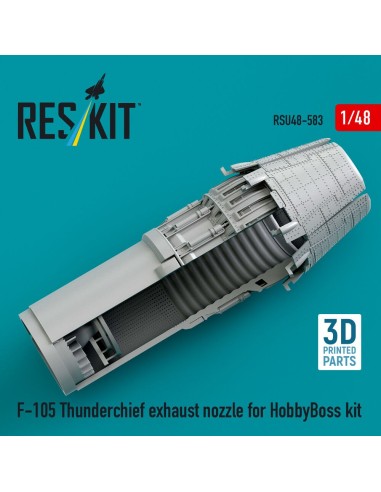 F-105 Thunderchief exhaust nozzle for HobbyBoss kit (3D Printed) 