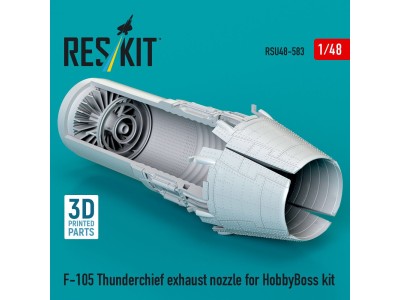 F-105 Thunderchief exhaust nozzle for HobbyBoss kit (3D Printed) 
