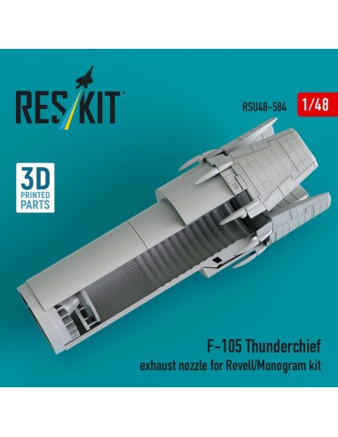 F-105 Thunderchief exhaust nozzle for Revell/Monogram kit (3D Printed) 
