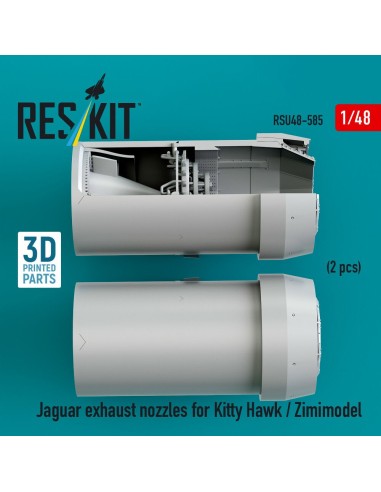 Jaguar exhaust nozzles for Kitty Hawk / Zimimodel (3D Printed) 