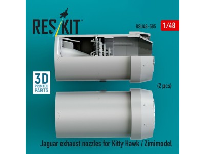 Jaguar exhaust nozzles for Kitty Hawk / Zimimodel (3D Printed) 