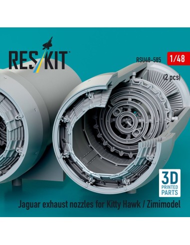 Jaguar exhaust nozzles for Kitty Hawk / Zimimodel (3D Printed) 