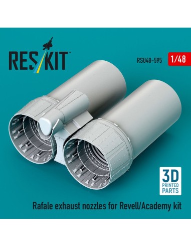 Rafale exhaust nozzles for Revell/Academy kit (3D Printed) 