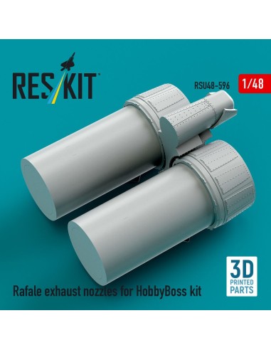Rafale exhaust nozzles for HobbyBoss kit (3D Printed) 