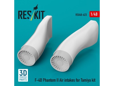 F-4B Phantom II Air intakes for Tamiya kit (3D Printed) 
