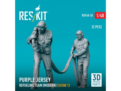 Purple jersey refueling team (modern) (scene 1) (2 pcs) (3D Printed) 