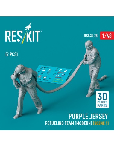 Purple jersey refueling team (modern) (scene 1) (2 pcs) (3D Printed) 