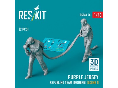 Purple jersey refueling team (modern) (scene 1) (2 pcs) (3D Printed) 