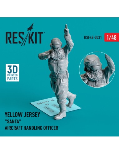 Yellow jersey Santa Aircraft Handling Officer (1 pcs) (3D Printed) 