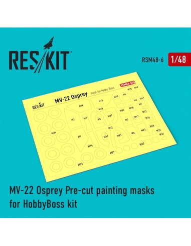 MV-22 Osprey Pre-cut painting masks for HobbyBoss kit 