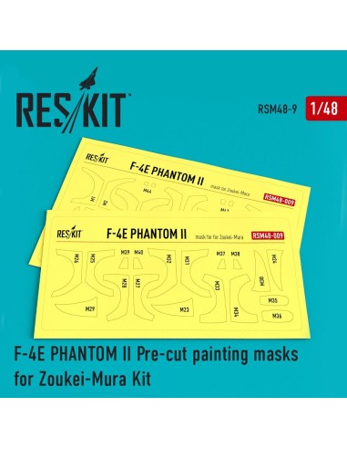 F-4E Phantom II Pre-cut painting masks for Zoukei-Mura kit 