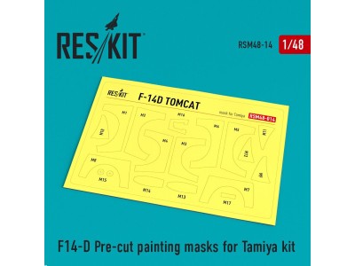 F-14D Tomcat Pre-cut painting masks for Tamiya kit 