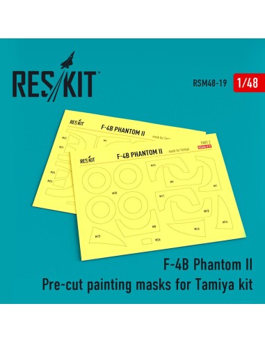 F-4B Phantom II Pre-cut painting masks for Tamiya 61121 kit 