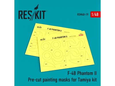F-4B Phantom II Pre-cut painting masks for Tamiya 61121 kit 