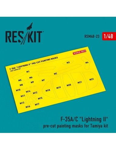 F-35 A/? Lightning II pre-cut painting masks for Tamiya kit 