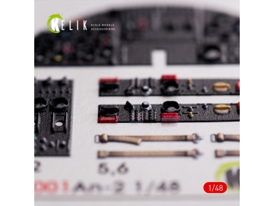 AN-2 Colt interior 3D decals for HobbyBoss kit 