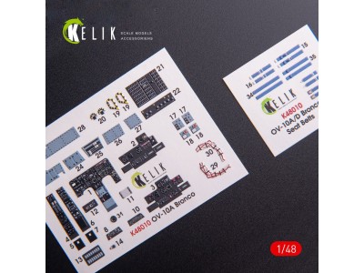 OV-10A Bronco interior 3D decals for ICM kit 