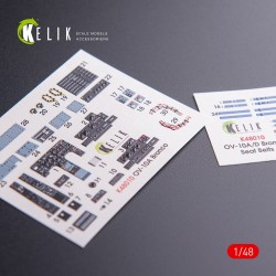 OV-10A Bronco interior 3D decals for ICM kit 
