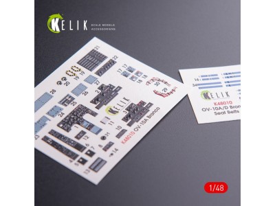OV-10A Bronco interior 3D decals for ICM kit 