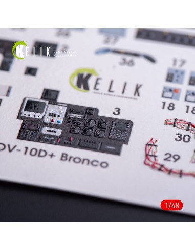 OV-10D+ Bronco interior 3D decals for ICM kit 