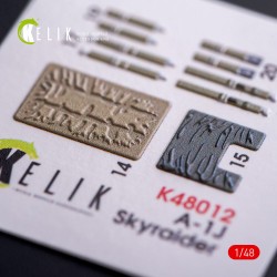 A-1J Skyraider interior 3D decals for Tamiya kit 