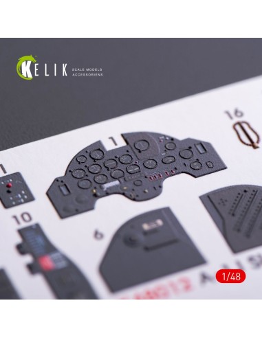 A-1J Skyraider interior 3D decals for Tamiya kit 