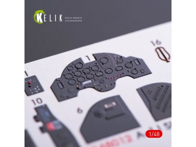 A-1J Skyraider interior 3D decals for Tamiya kit 
