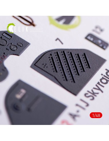 A-1J Skyraider interior 3D decals for Tamiya kit 