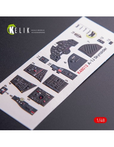 A-1J Skyraider interior 3D decals for Tamiya kit 