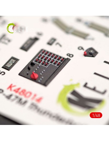 P-47M Thunderbolt interior 3D decals for Tamiya kit 