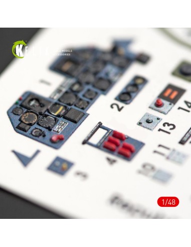 P-47M Thunderbolt interior 3D decals for Tamiya kit 