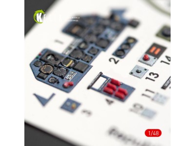 P-47M Thunderbolt interior 3D decals for Tamiya kit 