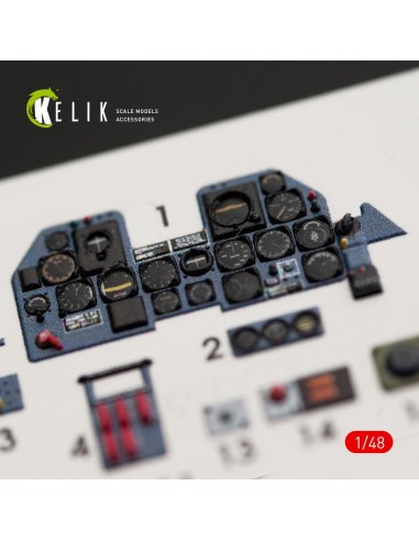 P-47M Thunderbolt interior 3D decals for Tamiya kit 