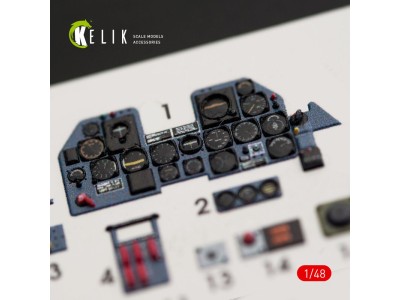 P-47M Thunderbolt interior 3D decals for Tamiya kit 