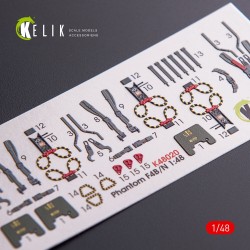 F-4 (B,N) Phantom II interior 3D decals for Academy kit  2