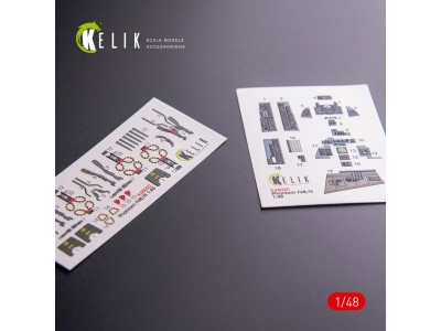 F-4 (B,N) Phantom II interior 3D decals for Academy kit 